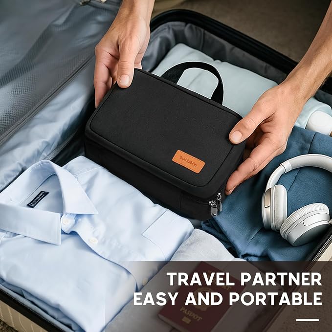 Toiletry Bag for Men, Mens Travel Toiletry Organizer, Men's Travel Essentials - Image 9