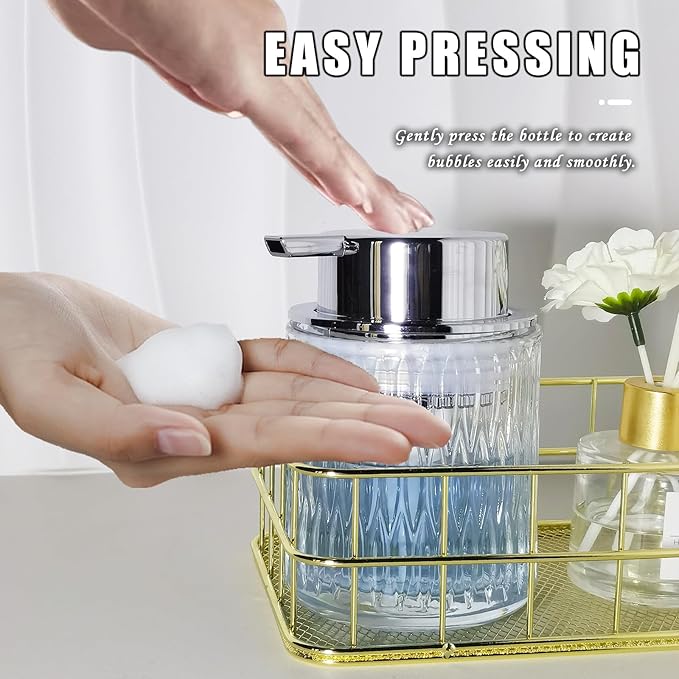 Glass Hand Foaming Soap Dispensers - Image 3