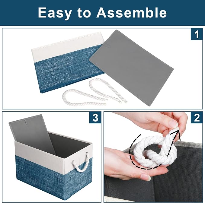 Fab totes Storage Bins, Foldable Storage Baskets - Image 4