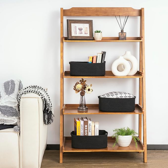 Goodpick Storage Baskets, Rope Shelf Basket Small Baskets - Image 4