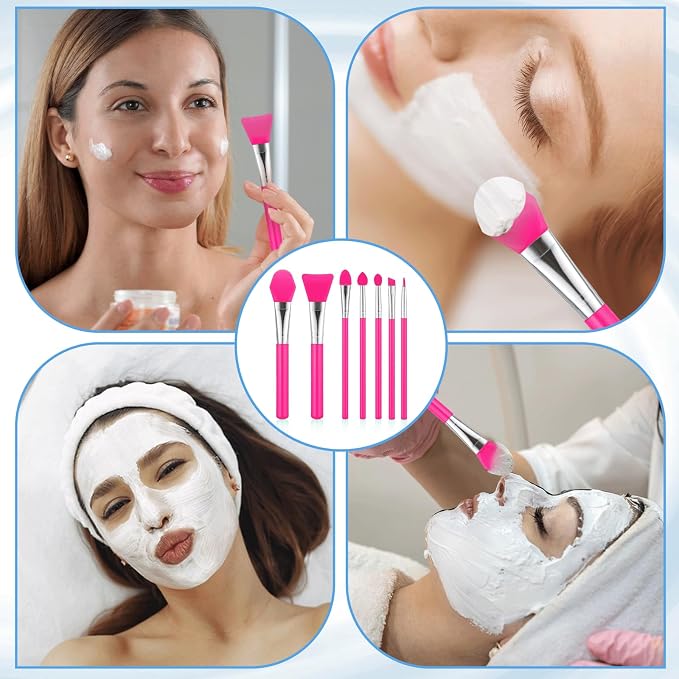 7PCS Silicone Brush Applicator Kit, Resin Brush Applicator UV Resin Brushes - Image 7