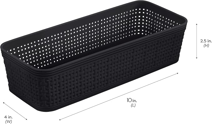 Simplify 10 Piece Organizing Set | Multiple Size Bins | Multipurpose | Office | - Image 7