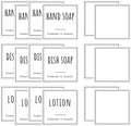 Segbeauty 18pack Waterproof Soap Labels, Farmhouse Kitchen Bathroom by Segbeauty