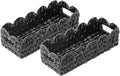 Balck Toilet Basket, Long Back of Toilet Baskets by WEAVECOMFORTINTOEVERYCORNER