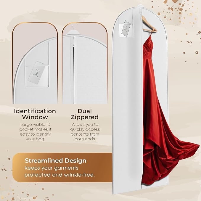 72" Long Dress Bags for Gowns - Image 4