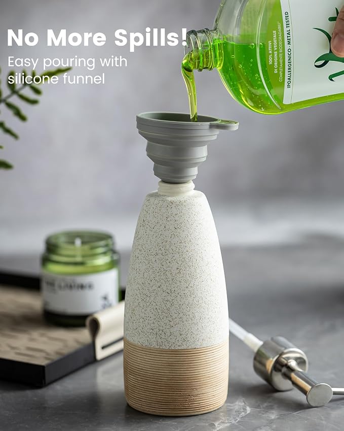 12oz Dish Soap Dispenser with 2 Pumps - Image 4