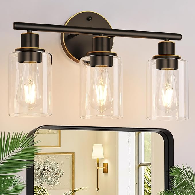 3-Light Bathroom Light Fixtures, Modern Vanity Light by Zarbitta