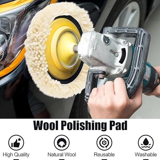6 PCS Wool Buffing Polishing Pads - Image 5