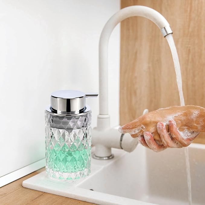 Bathroom Glass Soap Dispenser - Image 3