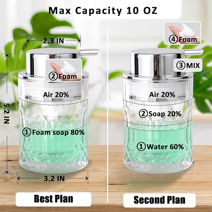 Bathroom Glass Soap Dispenser - Image 4