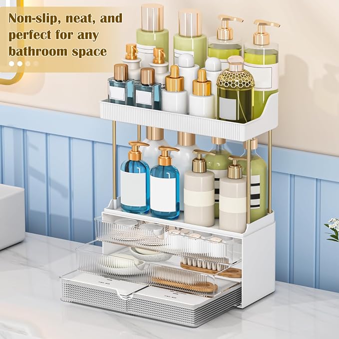 2 Pack Bathroom Counter Organizer - Image 3