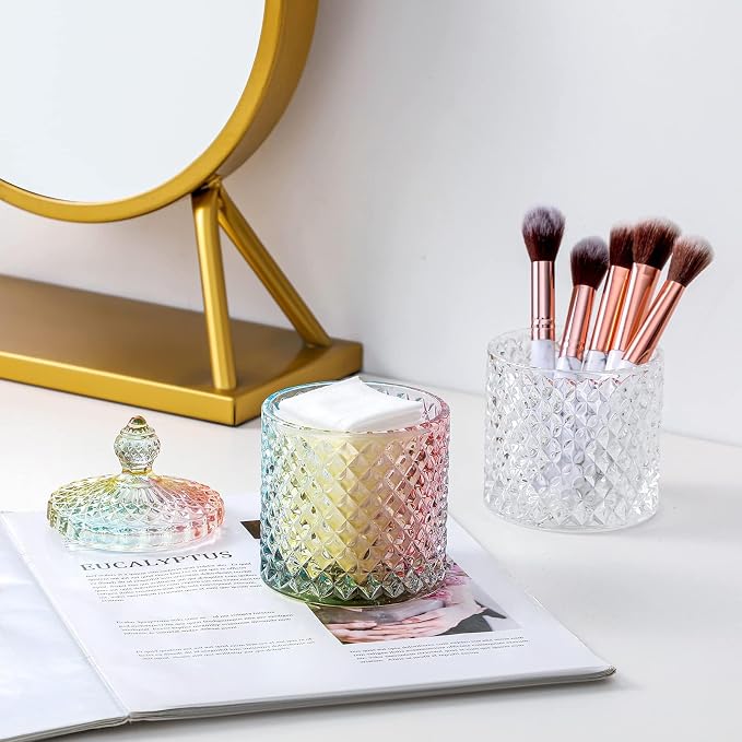 Qtip Holder Glass Apothecary Jars - Image 3
