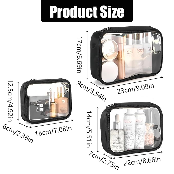 Clear TSA Approved Toiletry Bag - Image 2