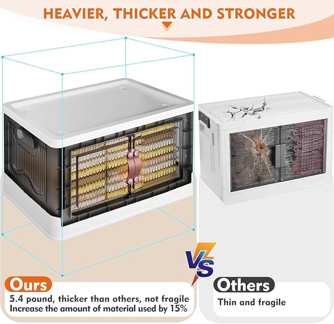 4 Tier Plastic Storage Bins - Image 5