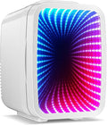 MF01C Mini Fridge, 7 Light Modes by LIGIANT