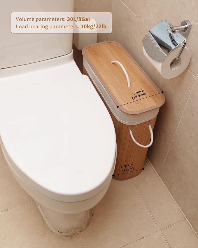 Bamboo Toilet Paper Storage - Image 8