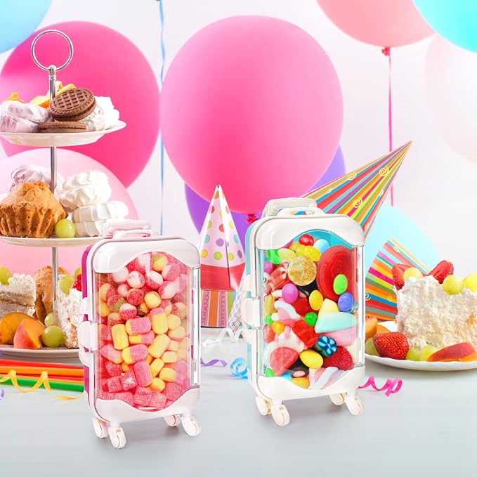 Yopay 12 Pack Mini Suitcase Candy Box, Tiny Gift Packaging Box - Image 8