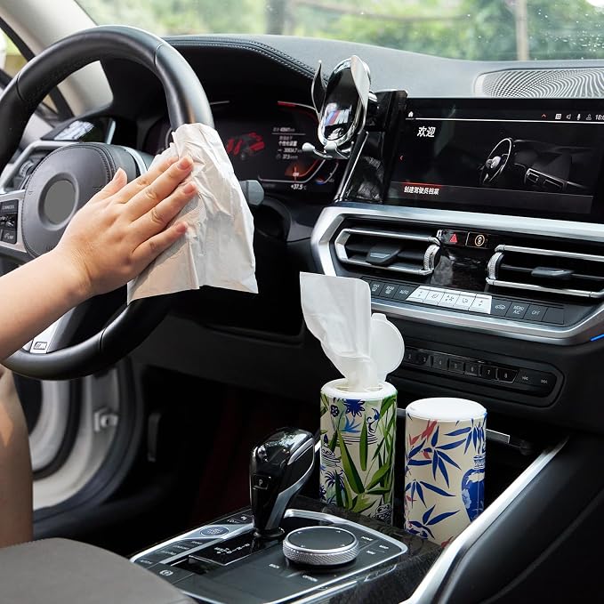 Car Tissue Holder, Tissue Box, Car Tissues Cylinder - Image 5
