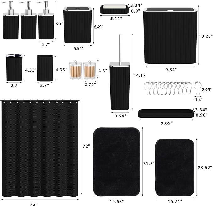 Bathroom Accessory Set - Image 3
