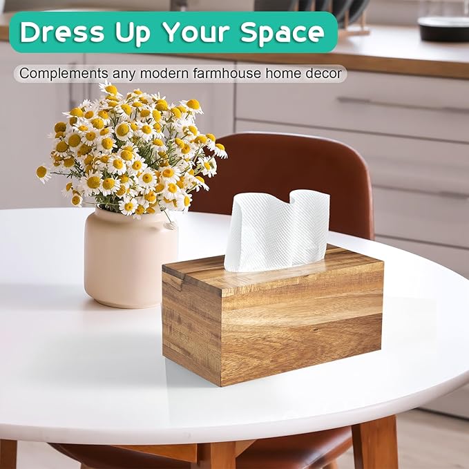 ALELION Rectangular Tissue Box Cover - Image 6