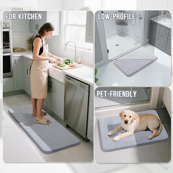 Yimobra U-Shaped Toilet Bath Mat Set 2 Piece - Image 6