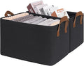 CHICVITA Large Storage Bins for Clothes and Toys, 16 " L x 11" W x 9 " H by CHICVITA