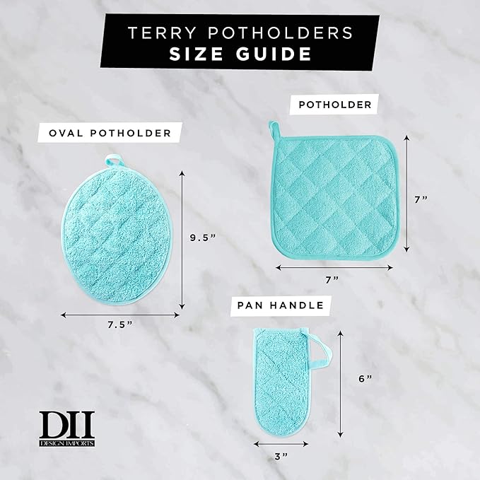 DII Basic Terry Collection Quilted 100% Cotton, 3 Piece - Image 5