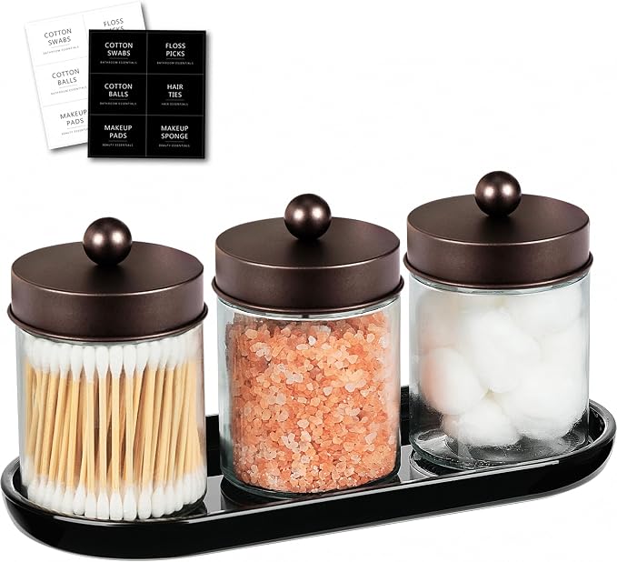 SheeChung 3-Pack Glass Apothecary Jars by SheeChung