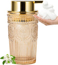 Gold Glass Foaming Soap Dispenser by AZMOYAC