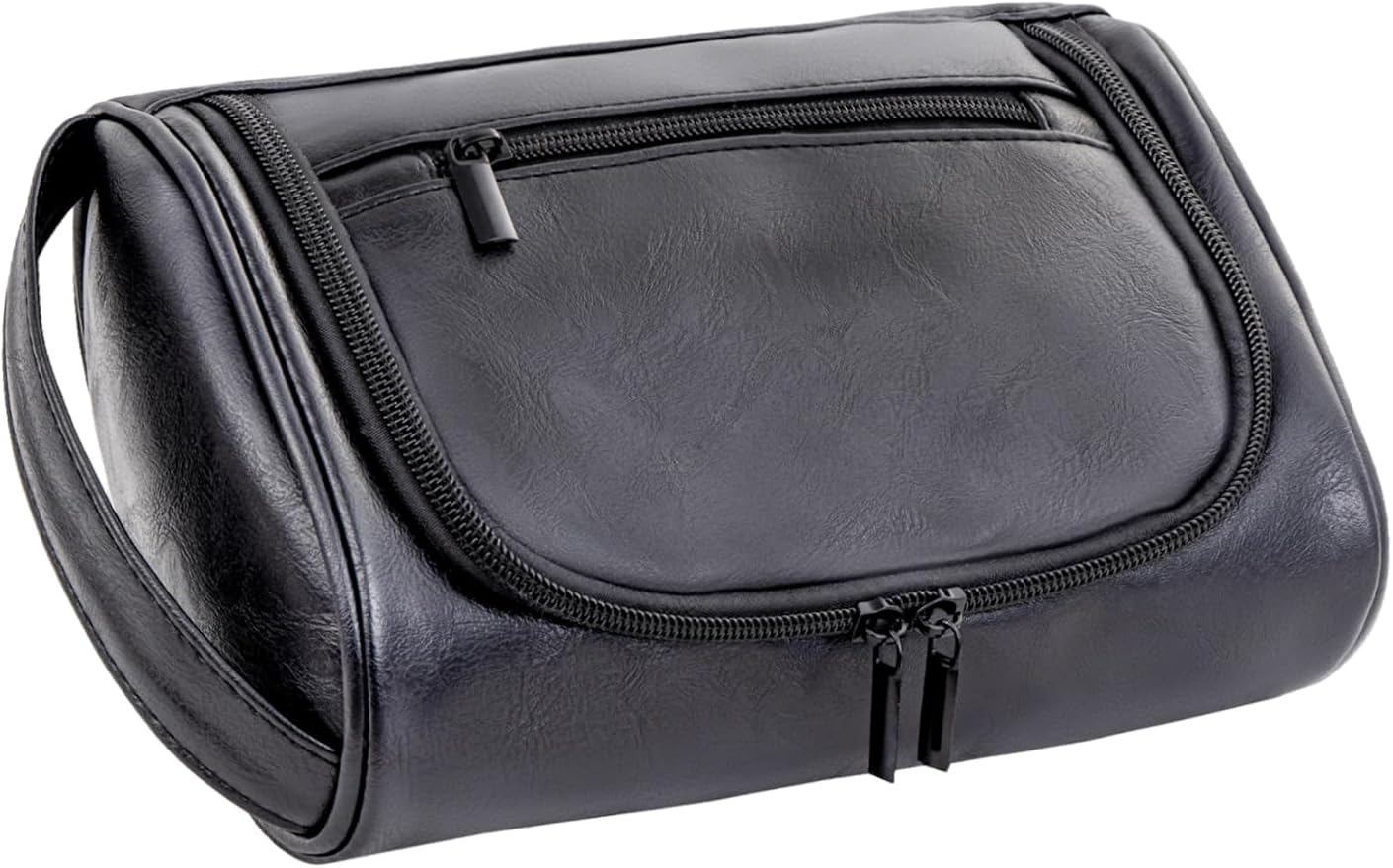 Mens Toiletry Bag, Compact Dopp Kit by CUMBANHO