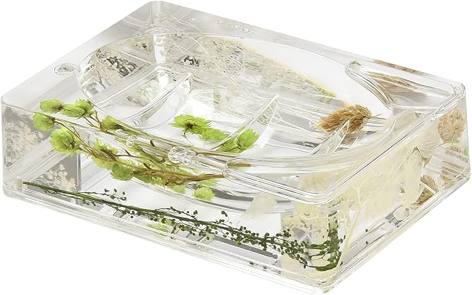 Locco Decor 4 Piece Acrylic Liquid 4D Floating Motion Bathroom Vanity Accessory - Image 4