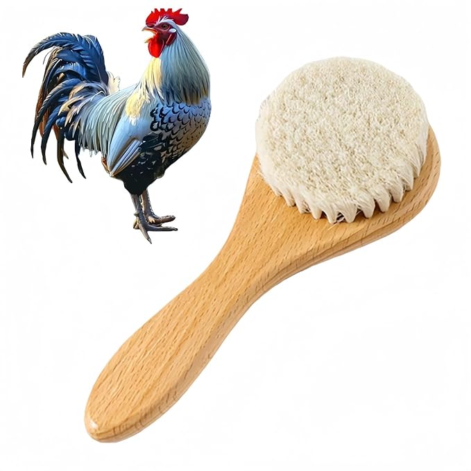 Chicken Feather Brush, Extra Soft wool Pet Brush by Unknown