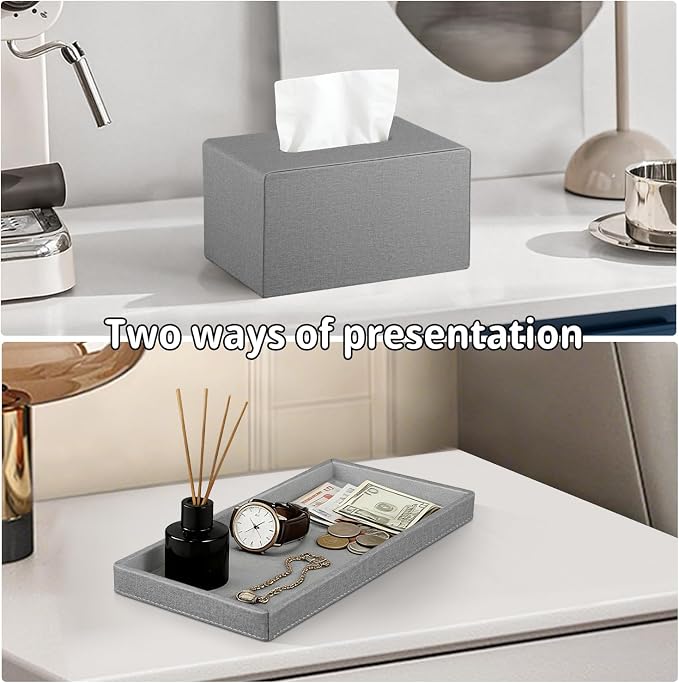 YAPISHI Large Tissue Box Cover Rectangle - Image 2