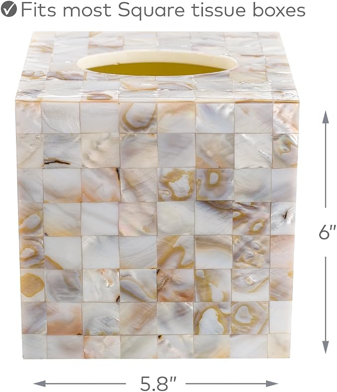 Milano Tissue Box Cover Square – Decorative Tissue Holder - Image 5