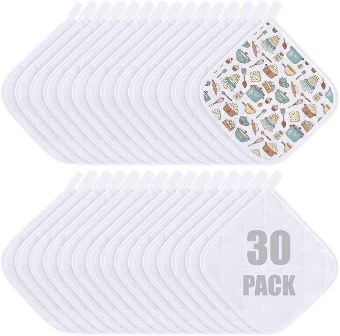 Uiifan 30 Pieces Cotton Pot Holders by Uiifan