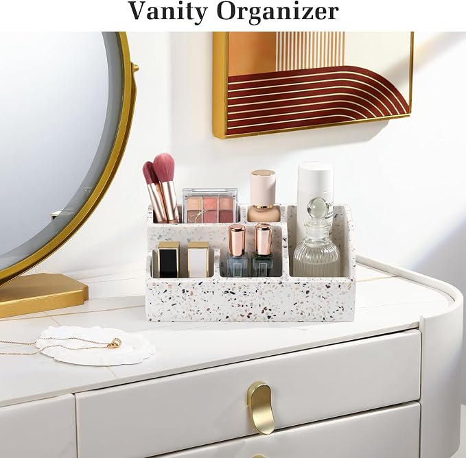 Luxspire Bathroom Counter Organizer, Toothbrush Holder - Image 6
