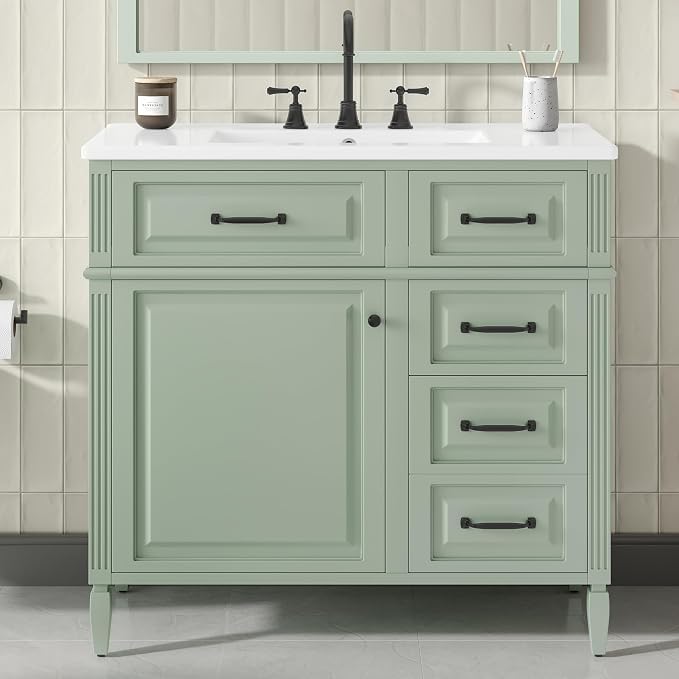 Harper & Bright Designs 36" Bathroom Vanity - Image 3
