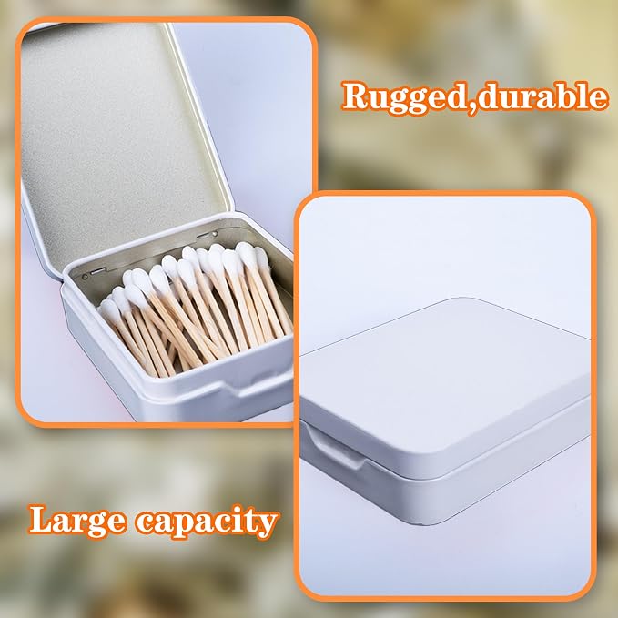 2Pcs Portable Travel Cotton Pad Holder, Bathroom Vanity Organizer - Image 2