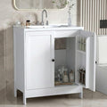 VINGLI 30 Inch White Bathroom Vanity by VINGLI