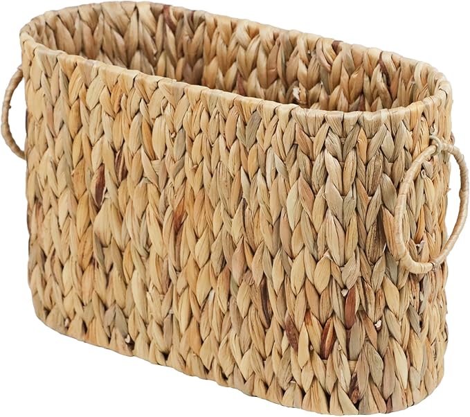 Toilet Paper Storage, Water Hyacinth Bathroom Toilet Paper Basket by ORDELITE