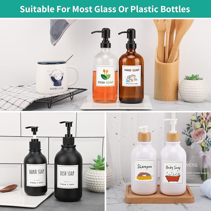 Segbeauty 18pack Waterproof Soap Labels, Farmhouse Kitchen Bathroom - Image 5