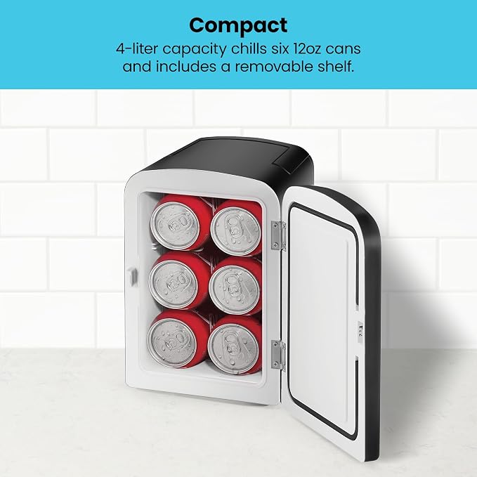 Iceman Mini Portable Board Personal Fridge, Cools & Heats, 4 Liter Capacity - Image 3