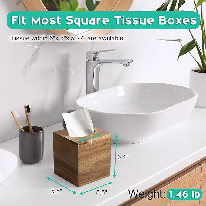 ALELION Tissue Box Cover Square - Image 7