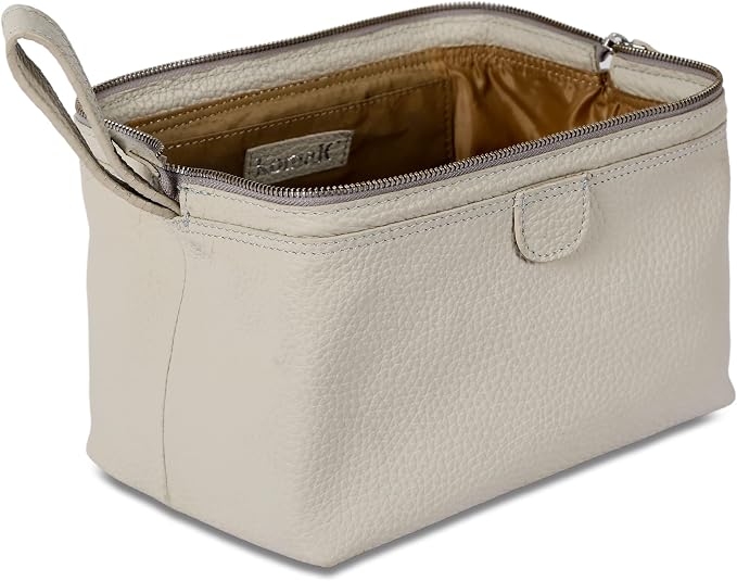 KomalC Premium Buffalo Leather Toiletry Bag - Image 4