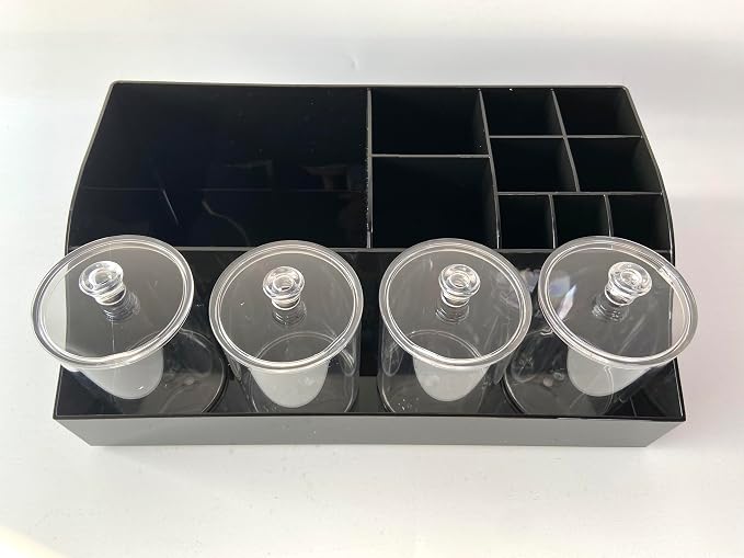 Vtopmart 5 PCS Bathroom Countertop Organizer, 1 Divided Tray by Vtopmart