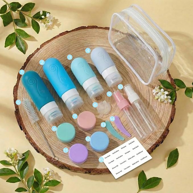 vodvob 16 Pack Travel Bottles Set - Image 2