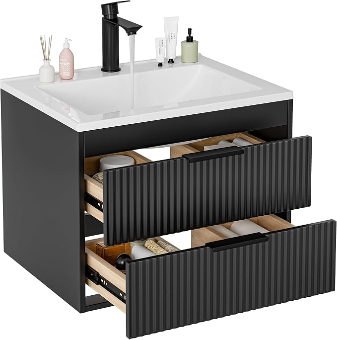 24 Inches Modern MDF Bathroom Vanity - Image 8