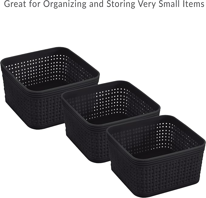 Simplify 6 Pack Organizing Set | Square Bins | Multipurpose | Office | Desk | - Image 4