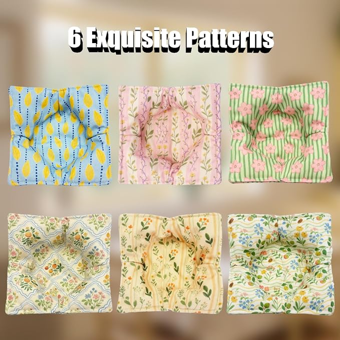 Cotton Microwavable Bowl Cozy ，Set of 6，Microwave-Safe Hot Bowl Holders - Image 2