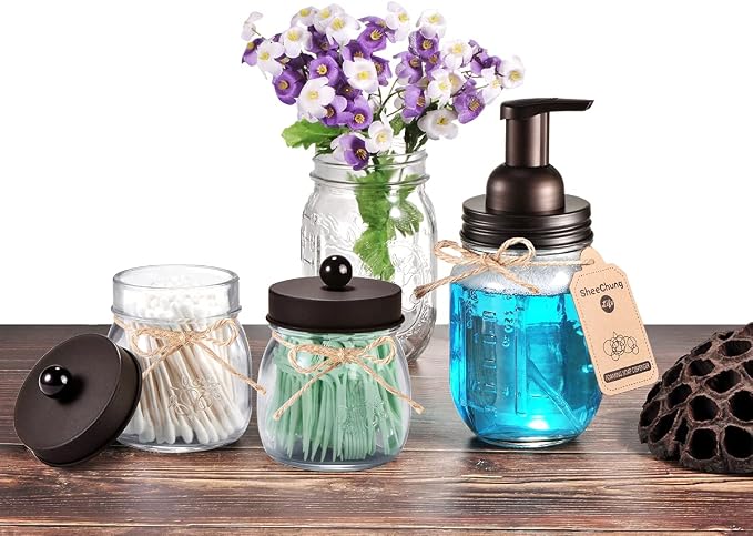 SheeChung 4 Pack Apothecary Jars - Image 6